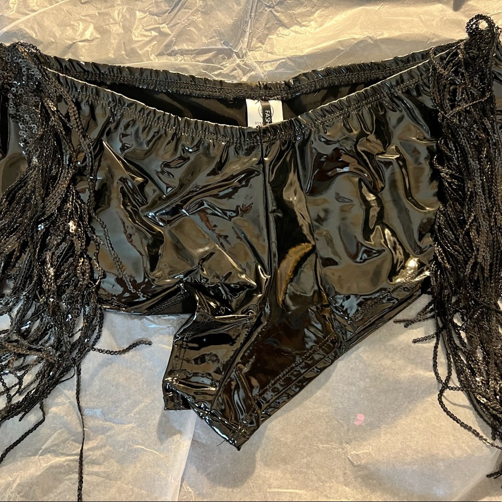 Fashion Nova Black Fringe Cowgirl 5-Piece Lingerie Set - Picture 14 of 14